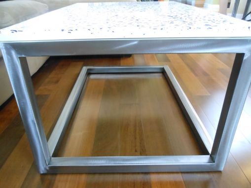 Custom Made Cantilevered Concrete Coffee Table
