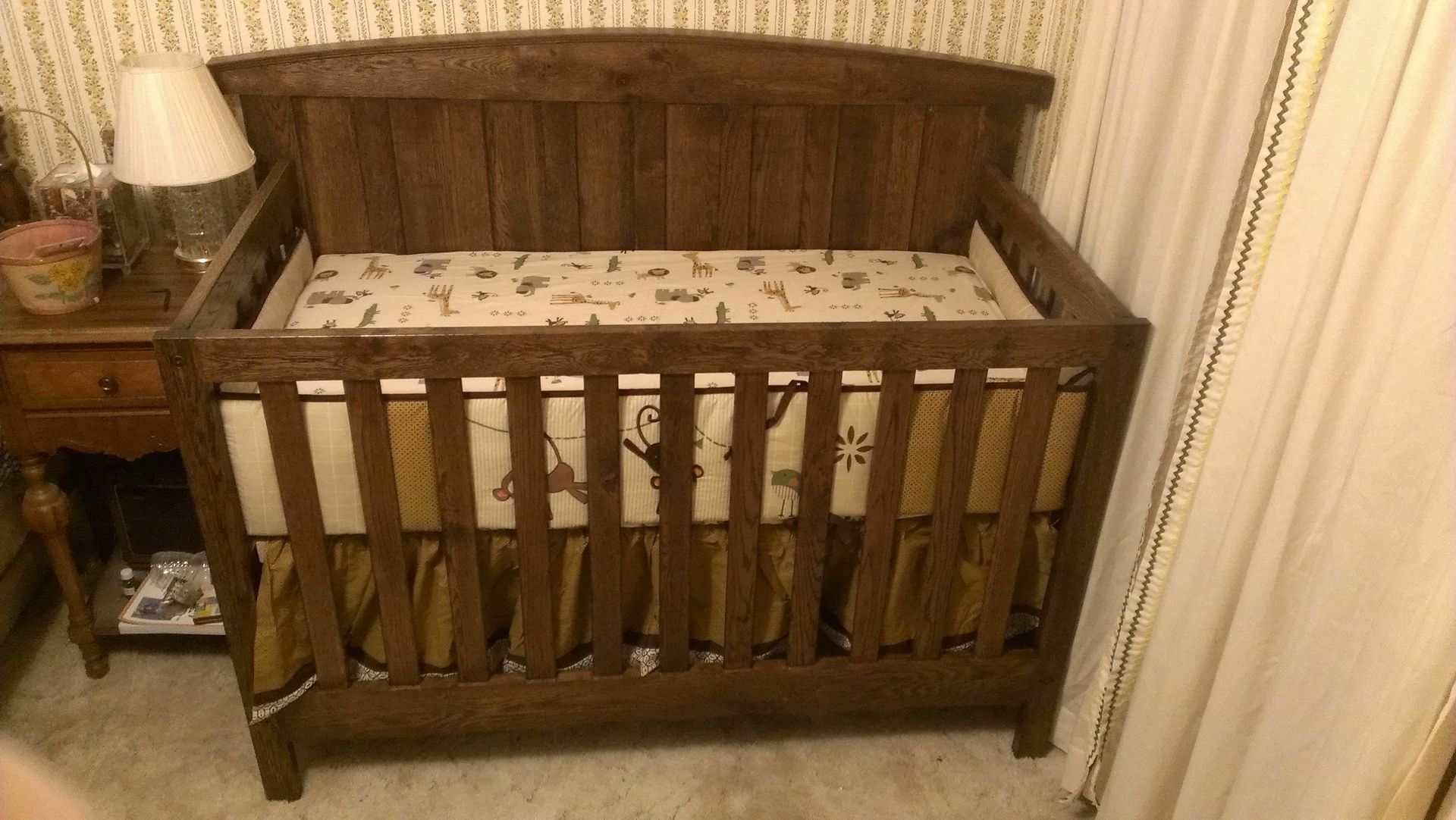 Rustic 2025 crib set