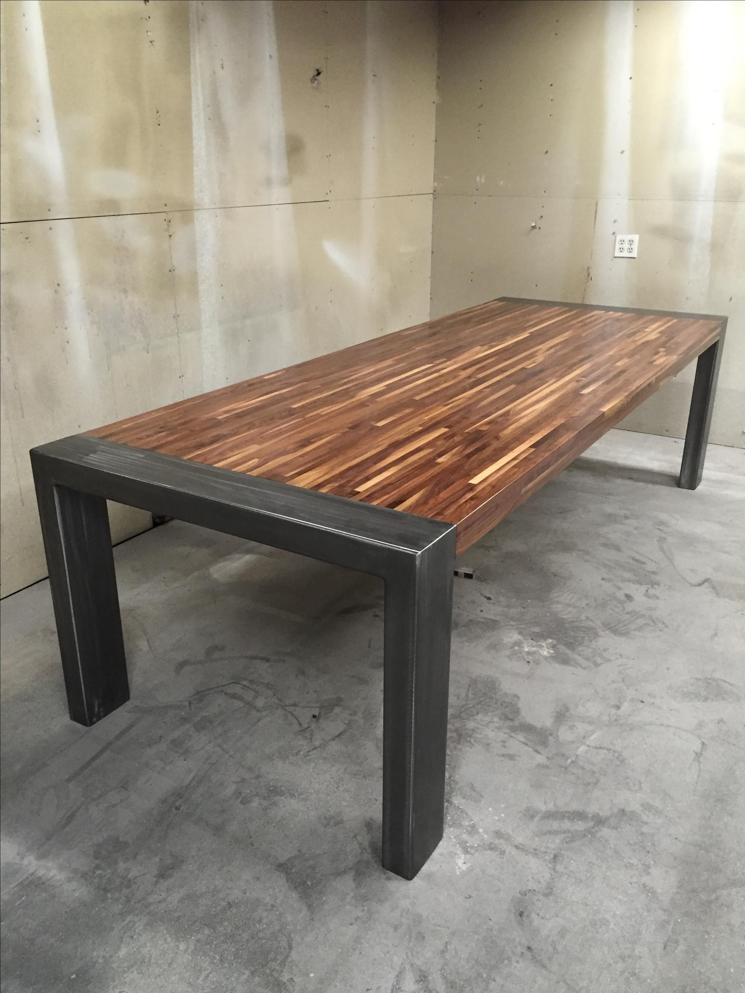 Buy Custom Made Modern Dining Room Table, made to order from MetalTree
