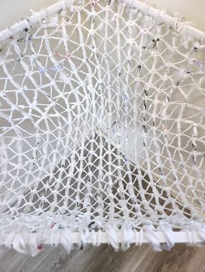 Custom Made Corner Net From Macrame Plarn