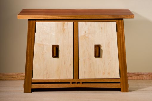 Custom Made Mahogany + Maple Cabinet