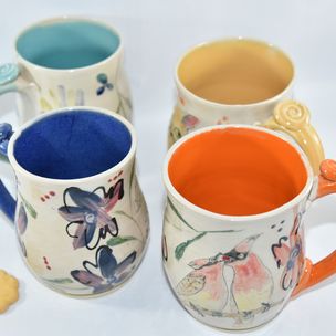 20 oz. Clary Tall Ceramic Mugs