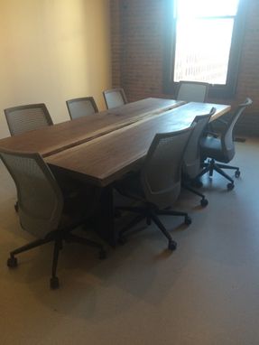 Custom Made Live Edge Conference Table