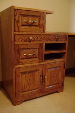 Handmade Computer Desk by Fine Root Woodworking 