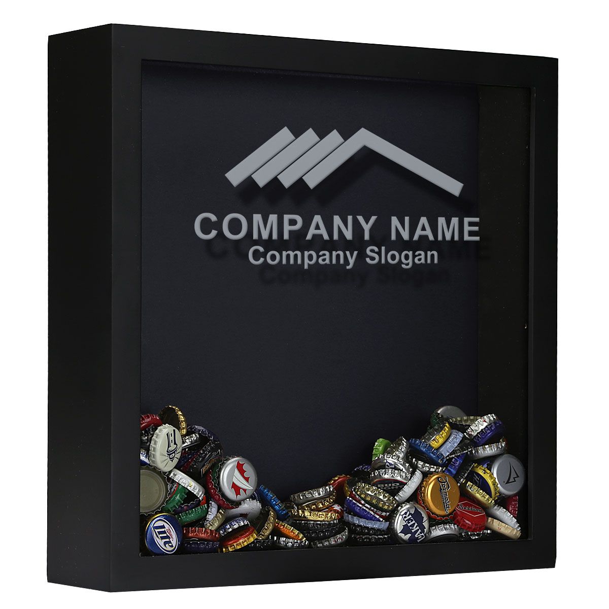 Buy Hand Crafted Personalized Black Shadow Box, made to order from