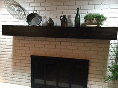 Custom Made Living Room Mantle