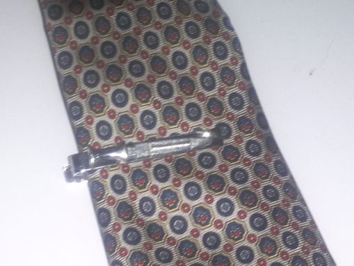 Custom Made Tie Clip Vintage Game Piece Knife Jewelry Accessory Groomsmen Best Gift
