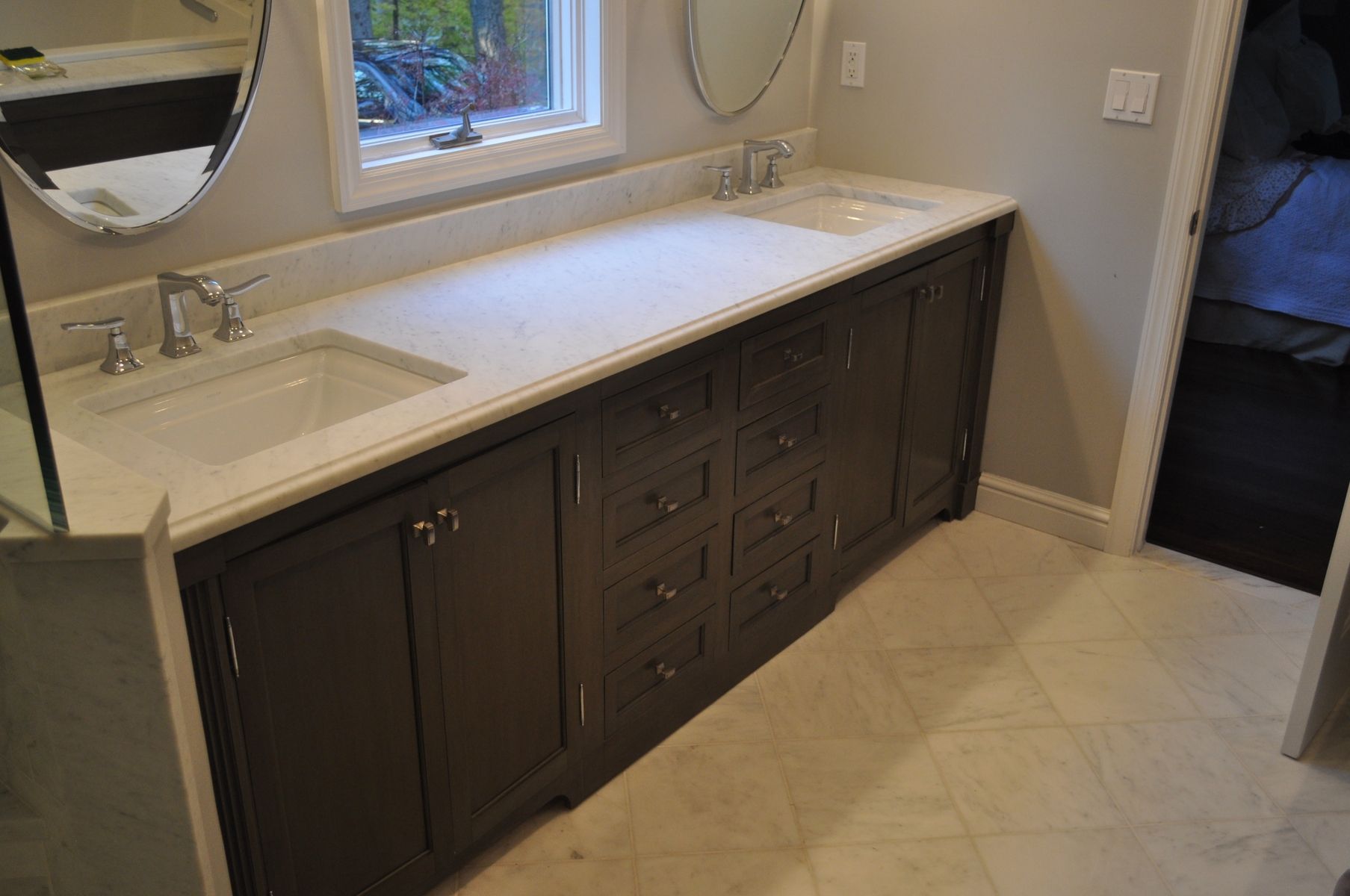 custom bathroom 69 double sink countertops