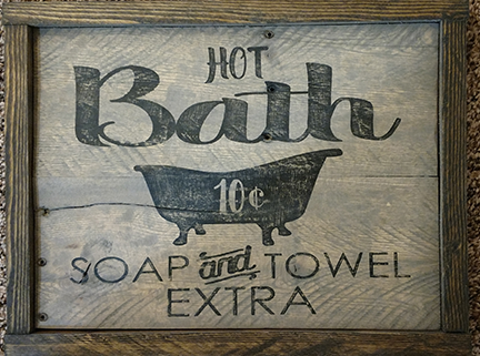 Custom Made Custom Made Bathroom Signs And Wall Art