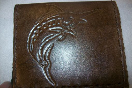 Custom Made Custom Leather Moneyclip Wallet