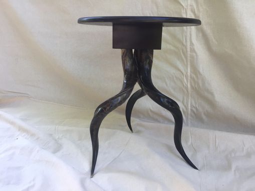 Custom Made Kudu Horn Table