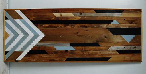 Custom Made Reclaimed Cedar Wall Panel 24