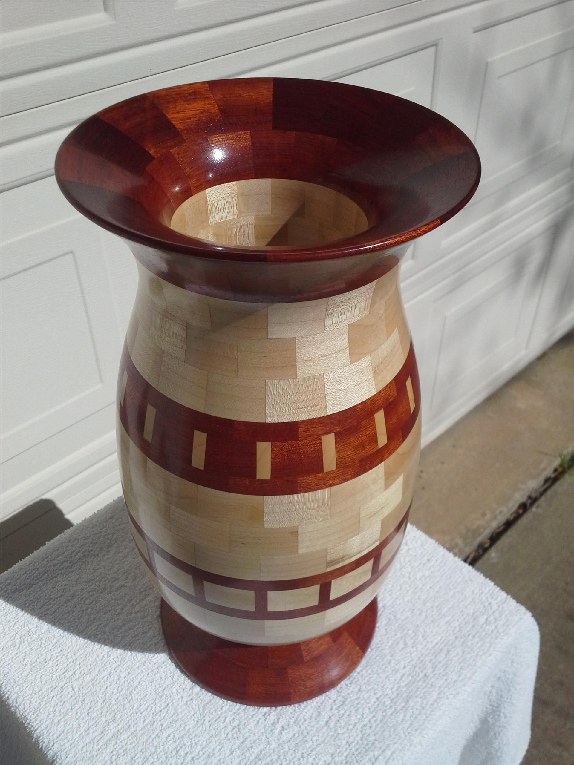 Buy Custom Made Woodturned Vase, made to order from RB Wood Designs ...