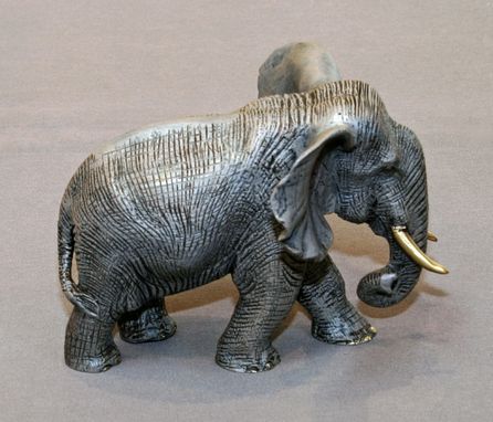Custom Made Bronze Elephant