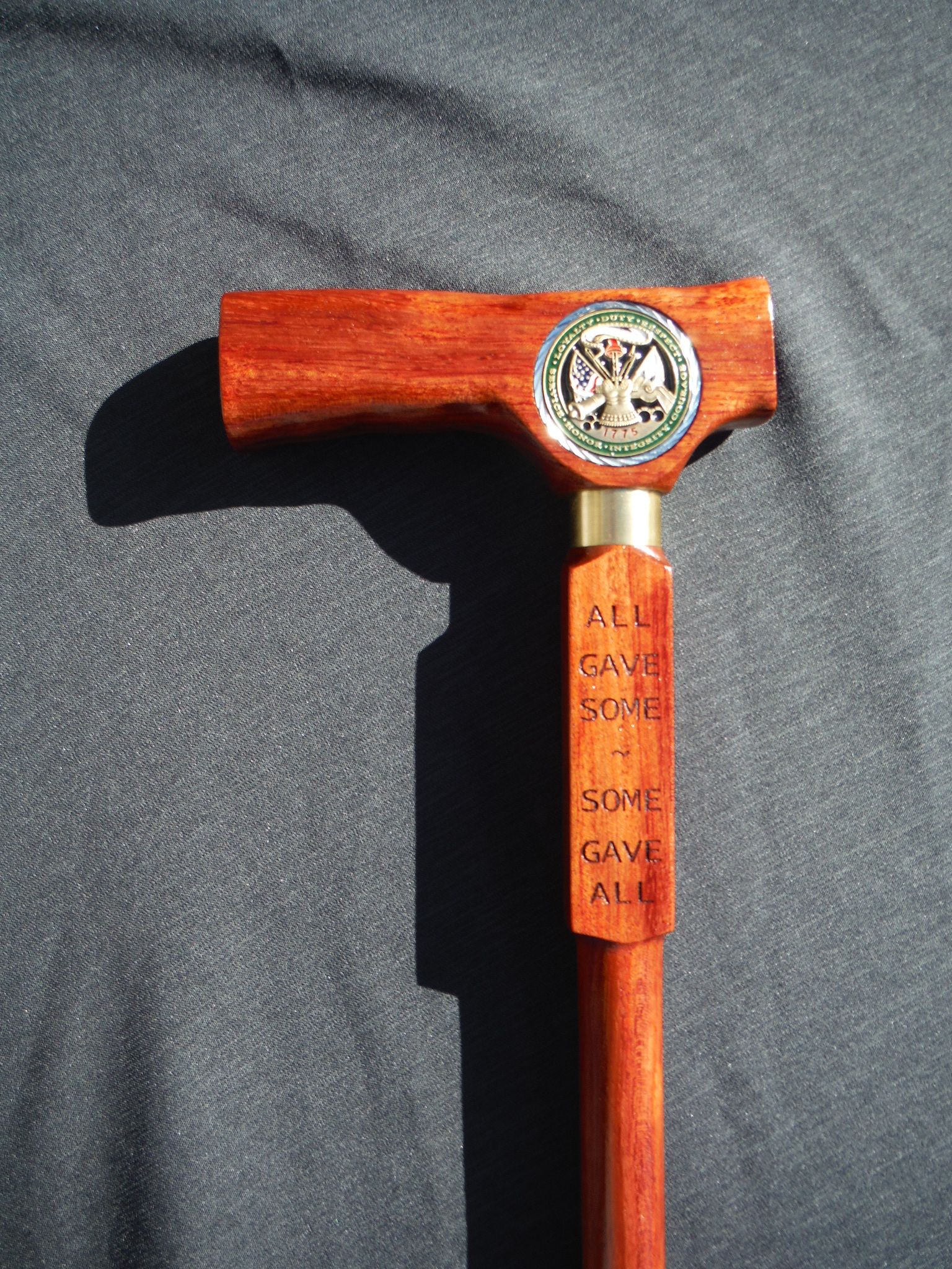 Hand Made Military Cane by KittyBear Design