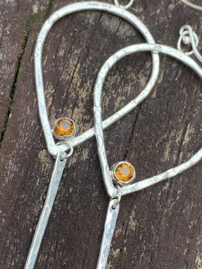 Custom Made Sterling Silver Dangling Earrings