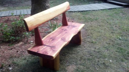 Custom Made Cedar Garden Benches
