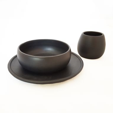 Custom Made Matte Porcelain Usa Made Cup- Indigo
