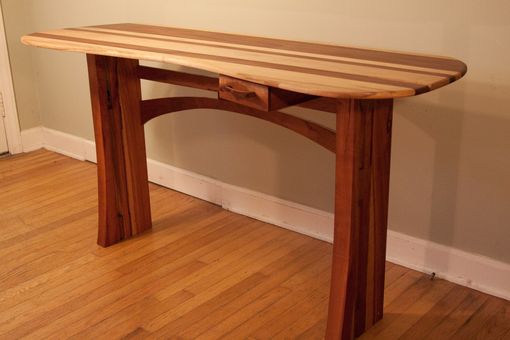 Custom Made Organic Shaped Computer Table