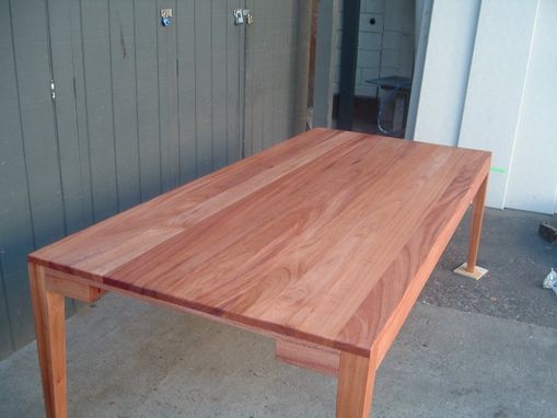 Custom Made Suzanne's 8 Foot Long African Mahogany Dining Table