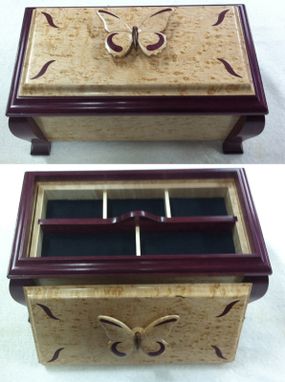 Custom Made Butterfly Jewelry Box