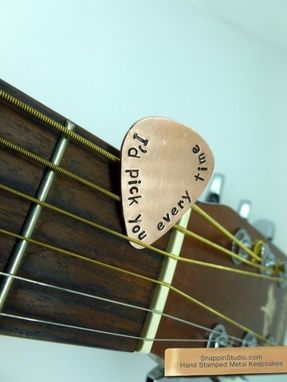 Custom Made Hand Stamped Guitar Picks