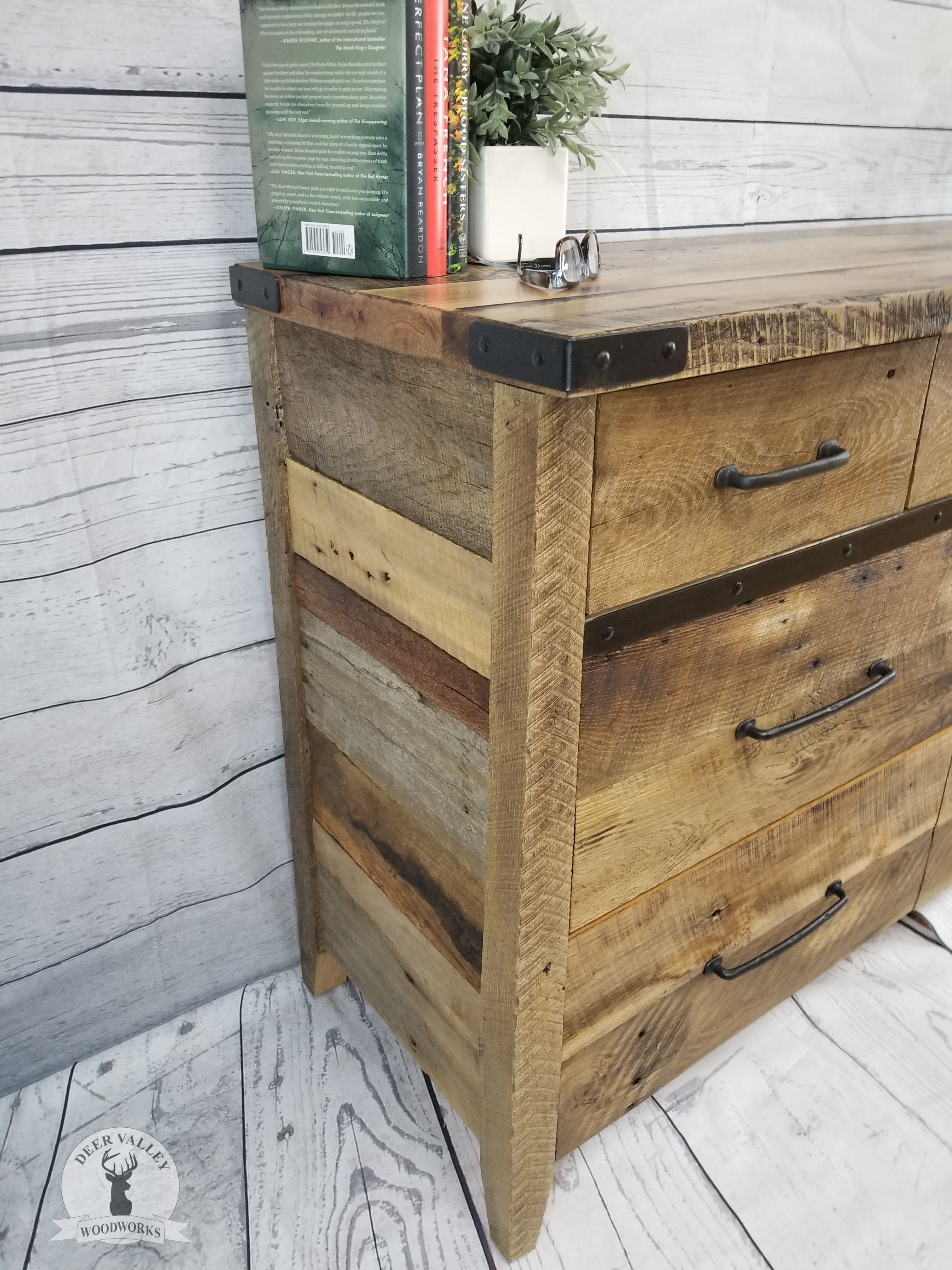 Buy Hand Crafted Reclaimed Barnwood Dresser, Reclaimed Wood Dresser, Dresser, made to order from