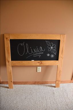 Custom Made Kids Twin Chalkboard Headboard