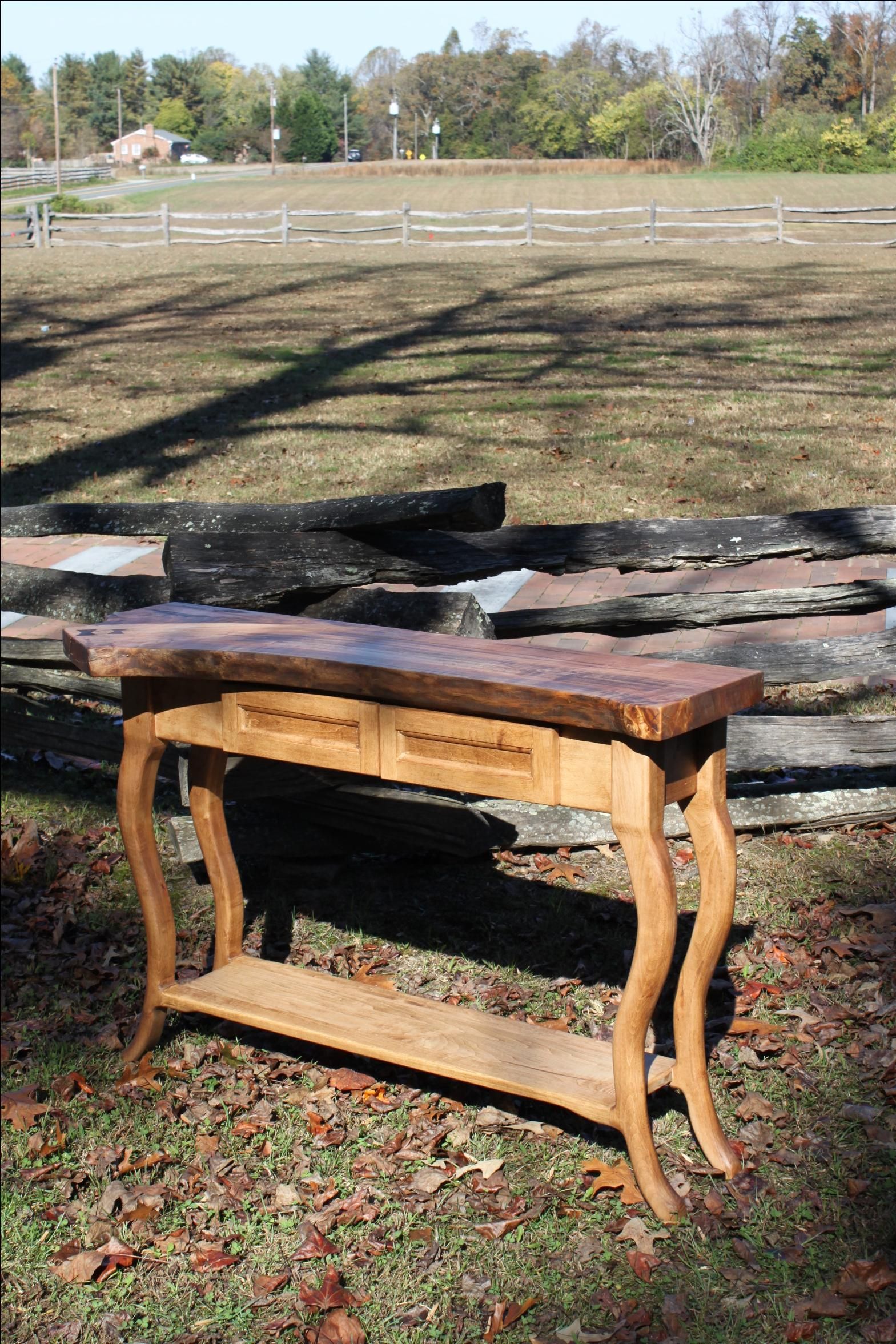Hand Made Maple Console Table by Branch furniture + design