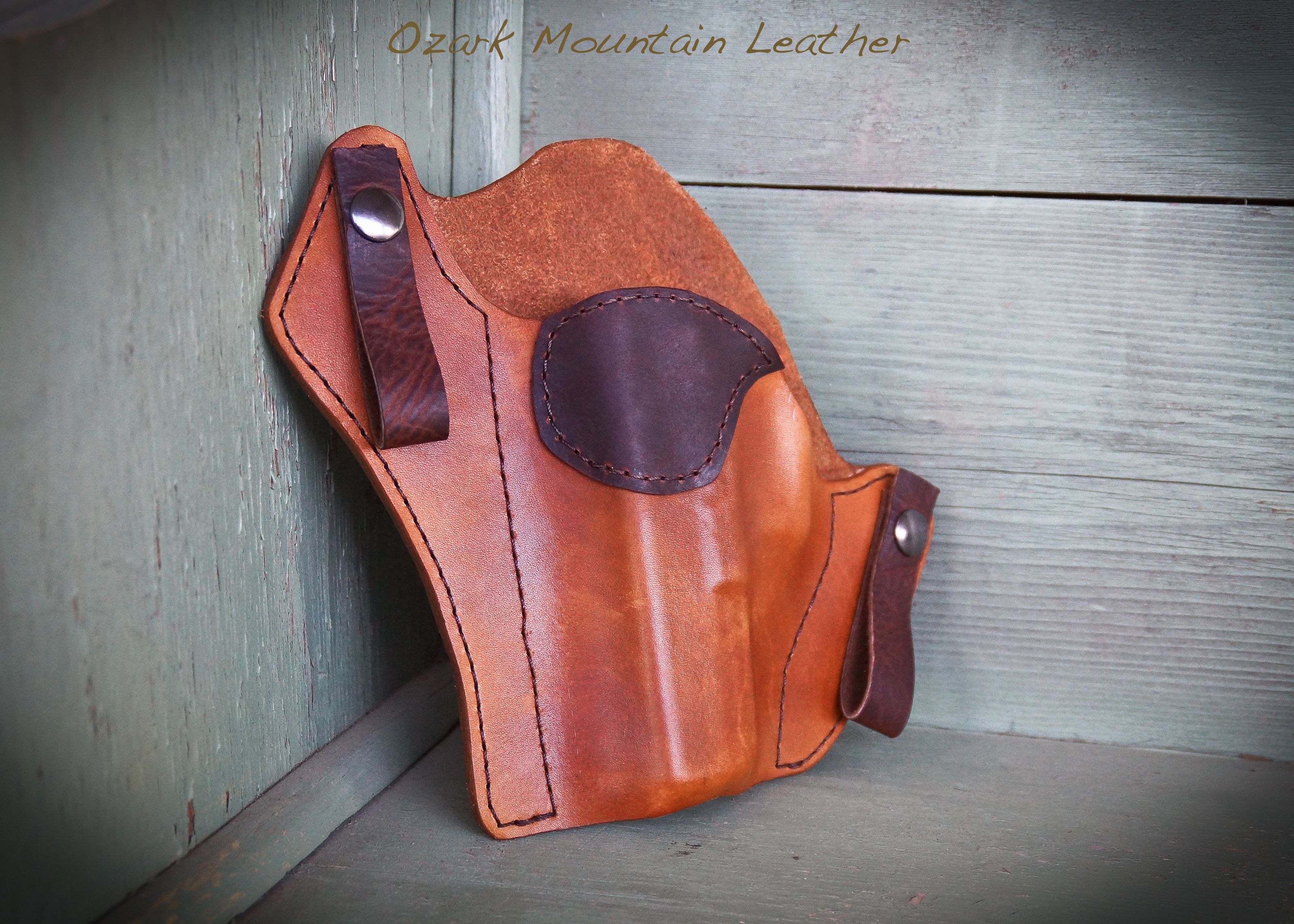 Buy Custom Made Leather Gun Holster Inside Waistband, made to order