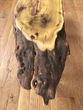 Custom Made Live Edge Osage Coffee Table
