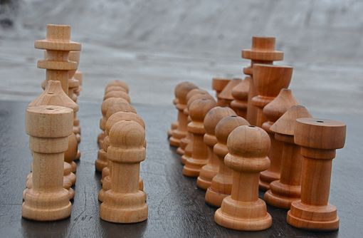 Custom Made Pipe Chess Set