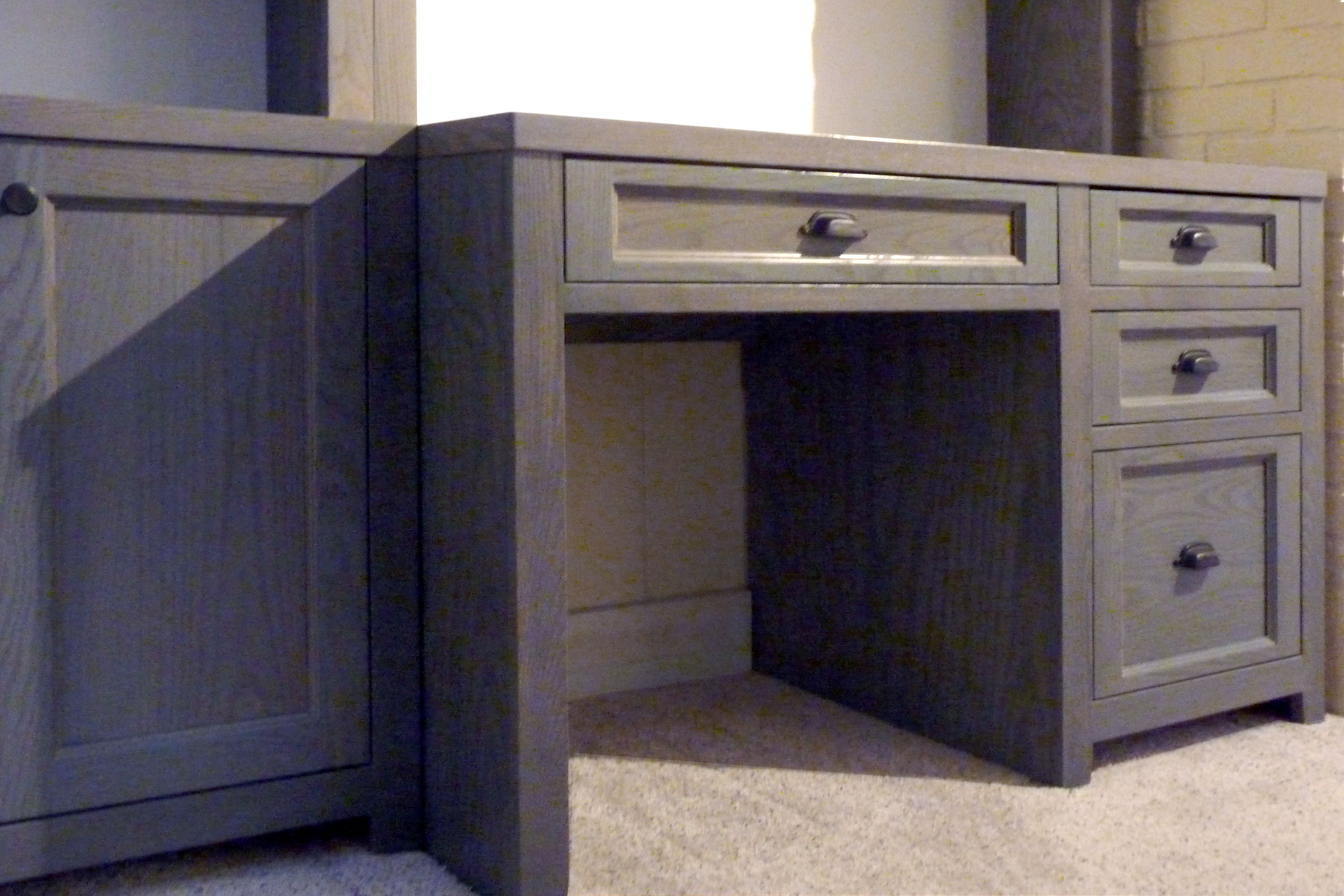 Custom Made Home Office Work Center by Stuart Home Improvement, Llc