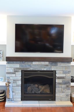 Custom Made Walnut Mantel- Stained