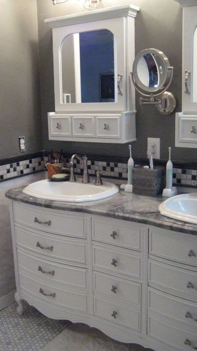 Hand Crafted Antique Look Bath Medicine by Palmer Union Design