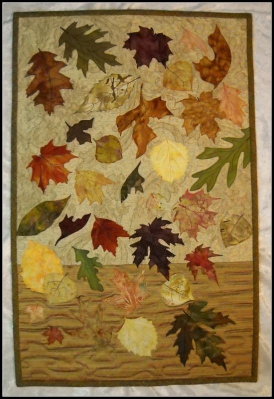 Buy Hand Made Autumn Free Fall Quilted Wall Hanging Made To Order From Sue Ann Wiltse Quilted