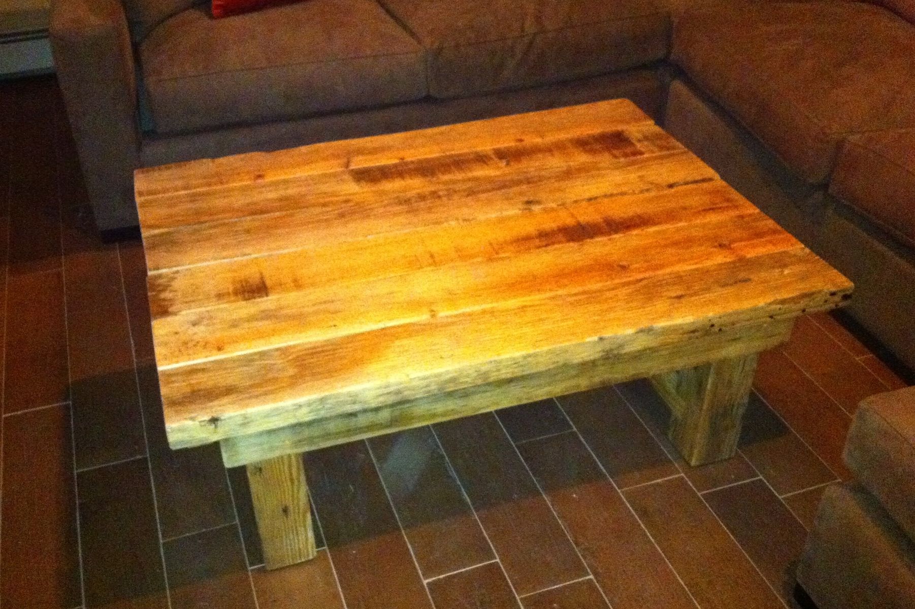 Custom Made Reclaimed Wood Coffee Table by Endless Design