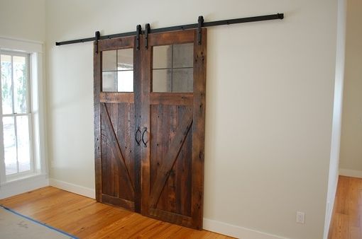 Custom Made Rustic Barn Doors Made From Reclaimed Lumber