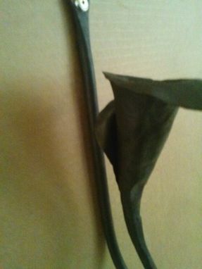Custom Made Forge Calla Lily Candleholder