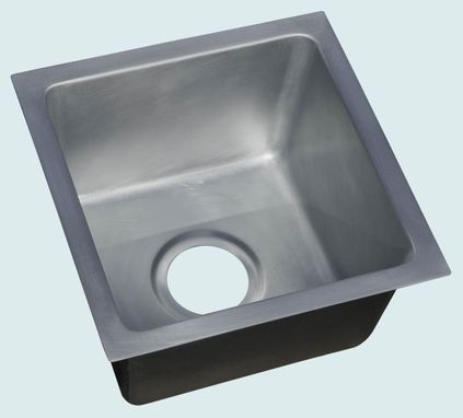 Custom Made Zinc Sink With Smooth Body