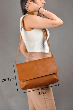 Custom Made Leather Crossbody Bag Crossbody Purse Leather Messenger Bags Gift For Her Wedding