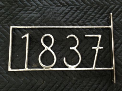 Custom Made Customized Forged Steel Address Numbers By Szk Metals