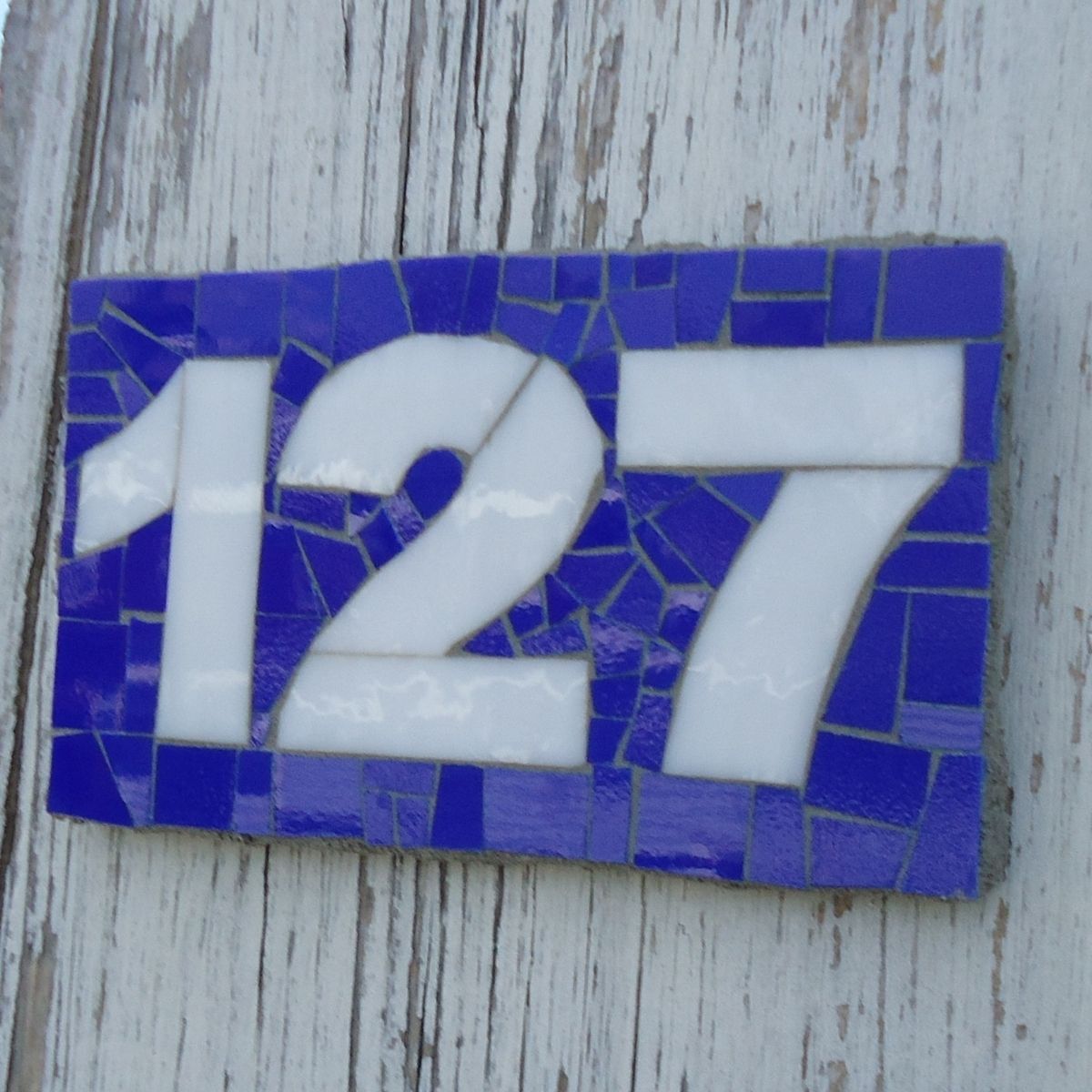 Handmade Custom Mosaic House Numbers By Live In Mosaics