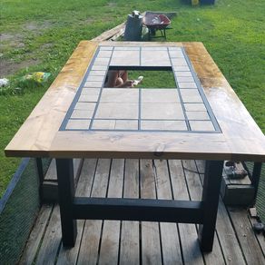 Handmade Outdoor Gas Fire Pit by Sawdust&Steel | CustomMade.com