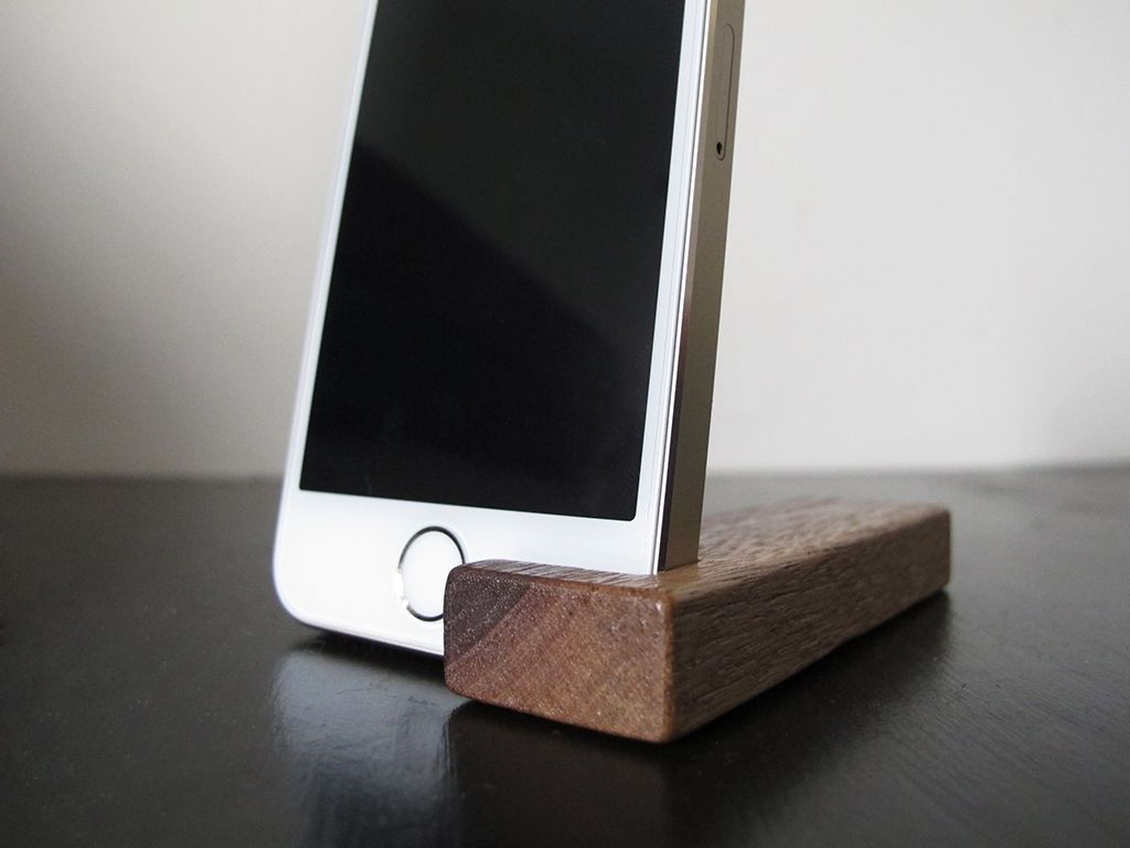 Handmade Portable Iphone Stand by Joseph Zisa Handcrafted Wood ...