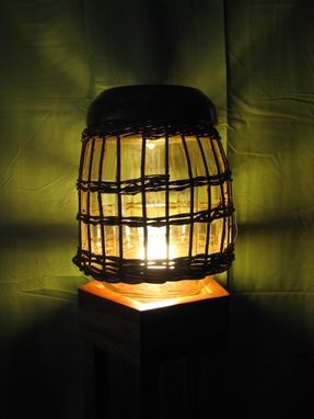 Custom Made Cherry Hurricane Lamp