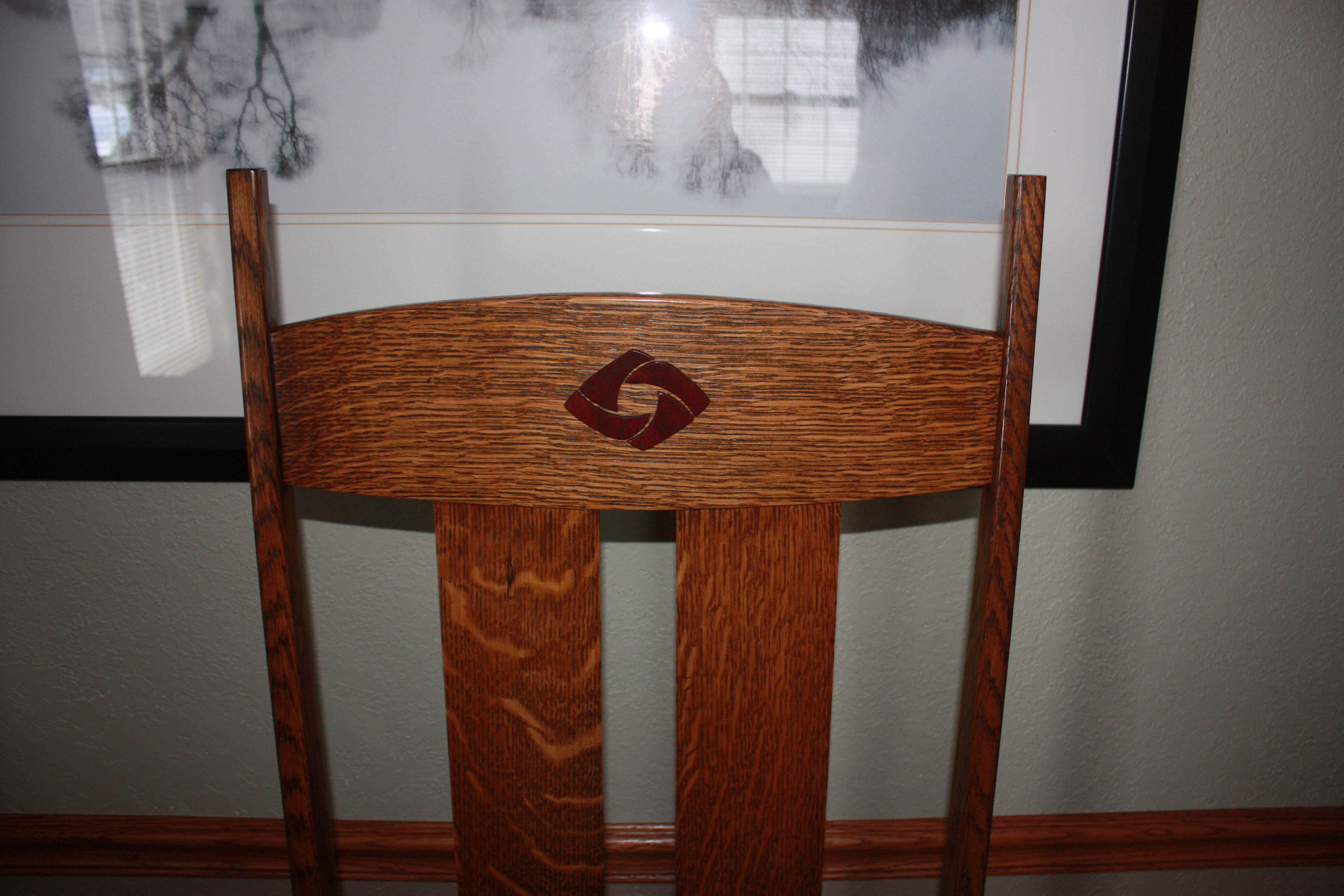 Buy Hand Made Mission Style Chair Made To Order From Fox River   280919.927654 