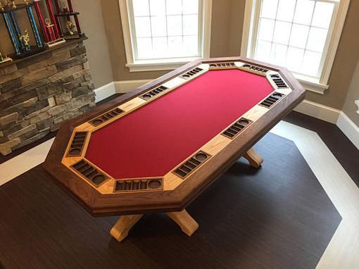 Custom Made Hardwood Poker Table // Game Table //Man Cave Centerpiece!