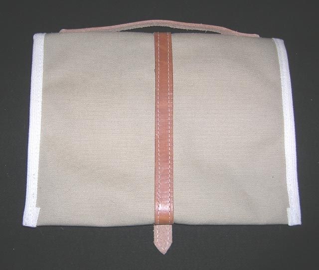 Custom Made Ipad Case Tan Canvas by Buckaroousa