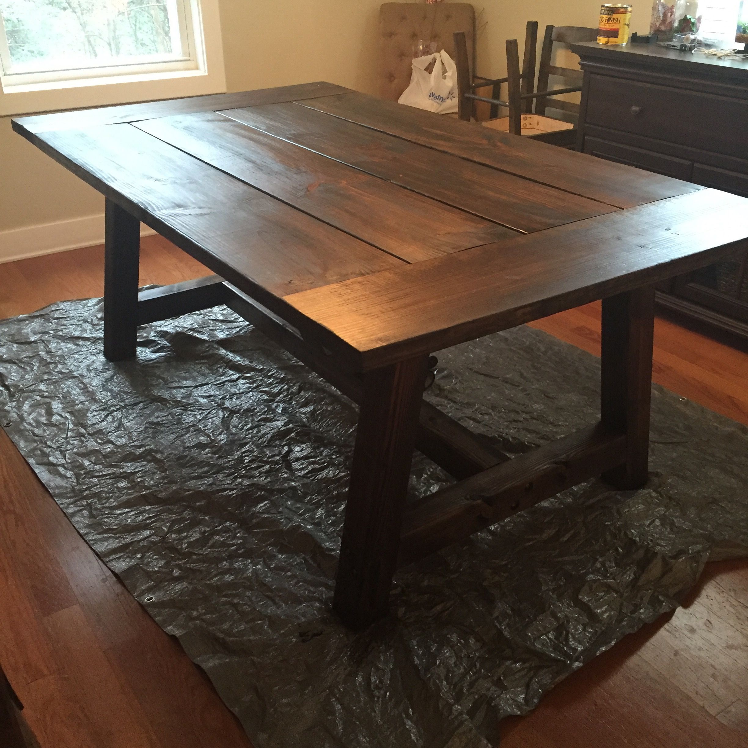 Custom Made Rustic Dining Room Table by Designers Furniture & Finishing